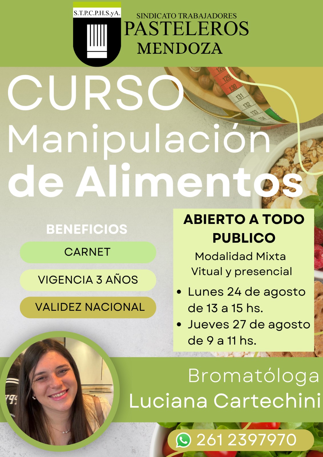 Manipulación segura de alimentos